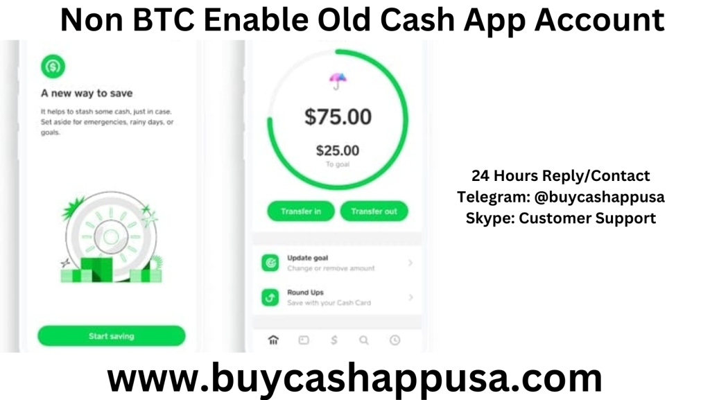 Non BTC Enable Old Cash App Account
